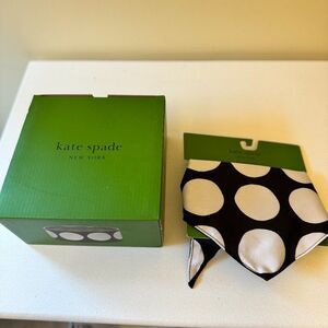 KATE SPADE NY - M/L Pet Bandana & 32oz Bowl in Art Dots  NWT Bundle